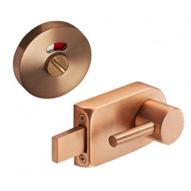 Satin Copper Finish Stainless Steel Cubicle Indicator Bolt with Emergency Release