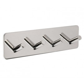 Adhesive Coat Hook with Four Pegs