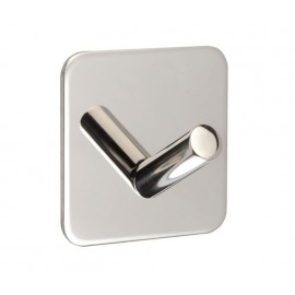 Stick On Coat Hook in Polished Stainless Steel