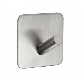 Self Adhesive Coat Hook in Satin Stainless Steel