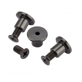 Matte Black Bracket bolt fixings for 13mm Partition