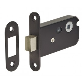 Matte Black Cubicle Mortice Deadbolt with 57mm Backset