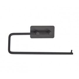Matt Black Adhesive Towel Rail
