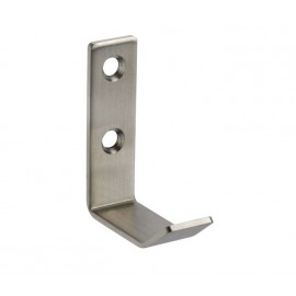 Toilet Cubicle Coat Hook in Satin Stainless Steel