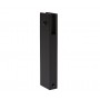 150mm High Matte Black Aluminium Rectangular Leg Support 