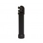 Matte Black Aluminium Dome Adjustable Cubicle Leg Support 
