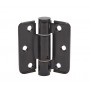 Unsprung Stainless Steel Cubicle Hinges in Matte Black Finish