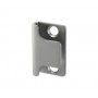 Toilet Cubicle Lock Keep U Shaped Anodised Aluminium
