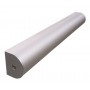 3.5m Satin Anodised Aluminium D Section Cubicle Headrail 