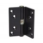 Cranked Rise and Fall Cubicle Hinges in Matte Black
