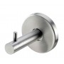 Cubicle Coat Hook in Satin Stainless Steel