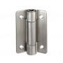 Adjustable Sprung Cubicle Hinges in Satin Stainless Steel