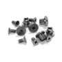 M5 Tee Nuts and Bolt Fittings for 13mm Partition