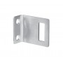 Satin Stainless Steel Angle Lock Keep for 20mm Partition