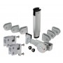 Aluminium Cubicle Hardware Pack for 20mm Board
