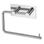 Stainless Steel Toilet Roll Holder with Adhesive Fit
