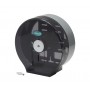 Clear Black Wall Mounted Toilet Roll Holder for Commercial Toilets