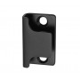 Matte Black Cubicle Lock Keep U Shaped for 13mm to 20mm Board