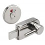 Polished Stainless Steel Disabled Toilet Door Lock with Emergency Release