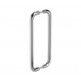 Polished Stainless Steel Back to Back Pull Handles for Doors