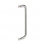 Polished Stainless Steel Bolt Through Disc Pull Handles for Doors