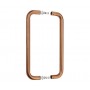 19mm Satin Copper Back to Back Pull Handles for Cubicle Doors