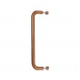 19mm Satin Copper Bolt Through Disc Pull Handles for Cubicle Doors