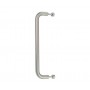 19mm Satin Stainless Steel Bolt Through Disc Grabrail for Cubicle Doors