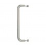 25mm Satin Stainless Steel Bolt Through Disc Pull Handles for Cubicle Doors