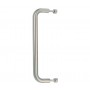 32mm Satin Stainless Steel Bolt Through Disc Pull Handles for Cubicle Doors