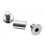 Satin Stainless Steel Machine Screws and Aluminium Collar