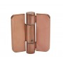 Adjustable Spring Loaded Hinges in Brushed Copper Finish