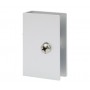 Square Toilet Cubicle U Bracket for 13mm Partition 