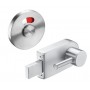 Satin Stainless Steel Disabled Toilet Lock and Emergency Release