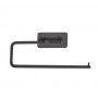 Matt Black Adhesive Towel Rail