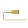 Satin Brass Towel Rail with Self-adhesive Backplate
