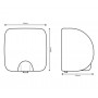 Gusto 2 Electric Hand Dryer - Matte Black