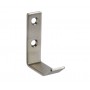 Toilet Cubicle Coat Hook in Satin Stainless Steel