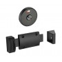 Modern Matte Black Slide Indicator Bolt with Keep